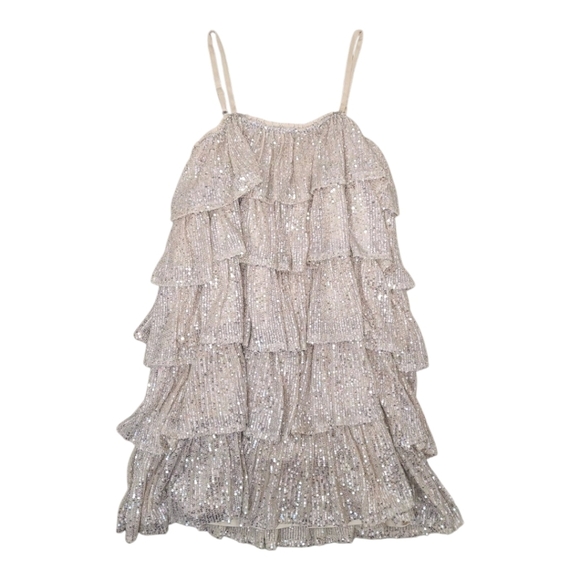 Vestique Sequin Tiered Party Dress Size Medium - Picture 5 of 13